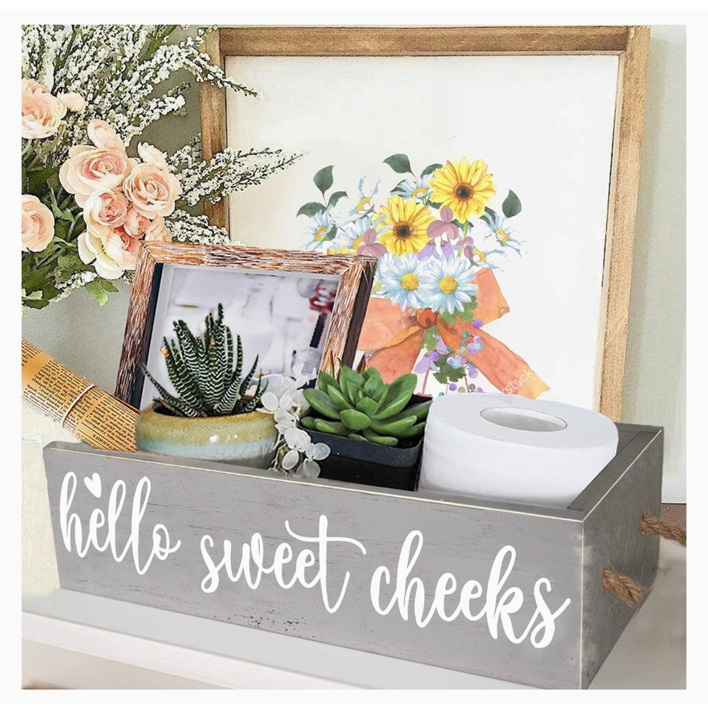 Bathroom Rustic Decor Box - Picture 5 of 5